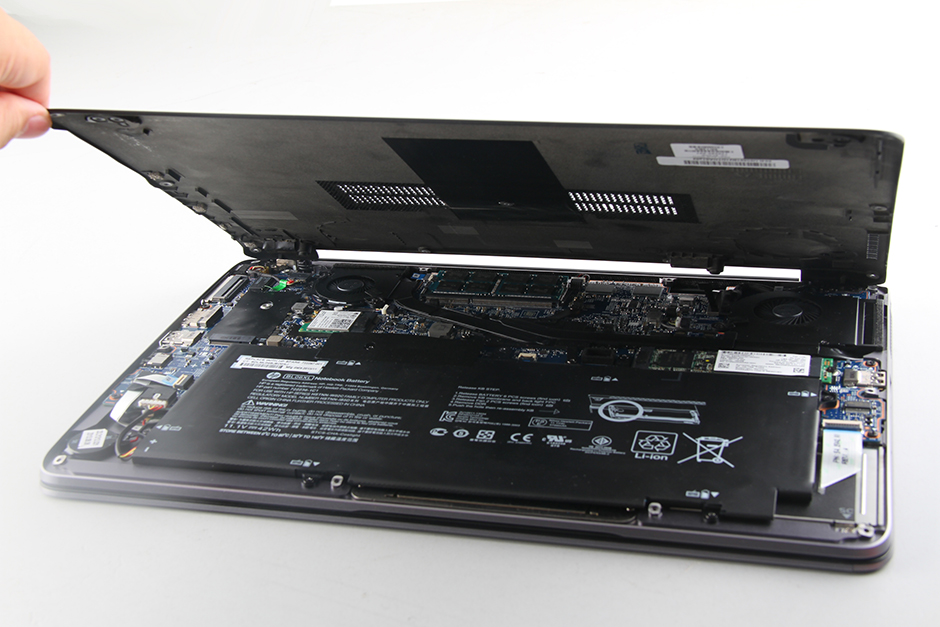 HP EliteBook Folio 1040 G1 disassembly and SSD, RAM, HDD 