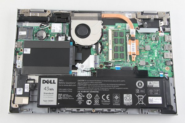 Dell Inspiron 13 7000 7347 Disassembly and SSD, RAM, HDD upgrade ...