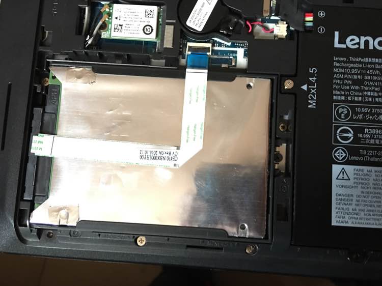Thinkpad E470 Disassembly and SSD, HDD, RAM upgrade options