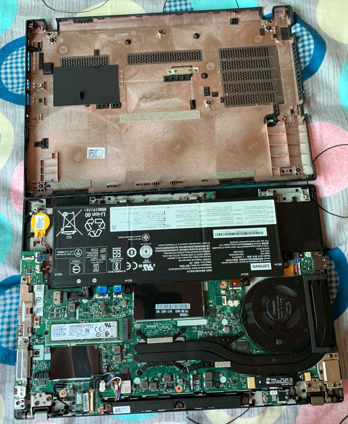 Lenovo ThinkPad T490 Disassembly (RAM, M.2 upgrade options)